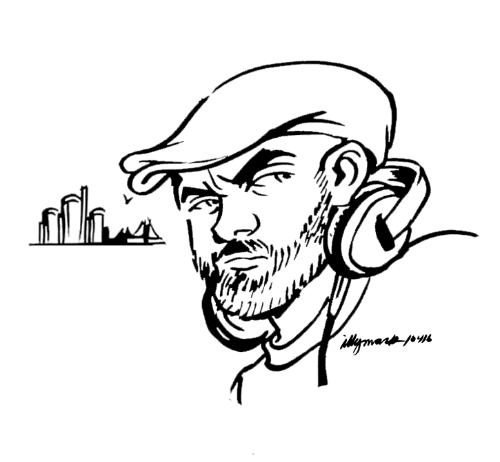 Chris Thorn illustrated logo